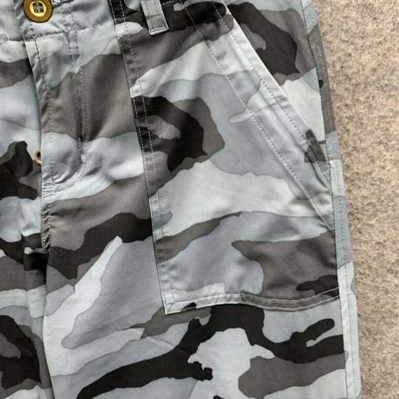 Nike Pants Women Small Ladies Camo Gray Black Pockets Cargo Outdoors Dri Fit VTG - Picture 6 of 12